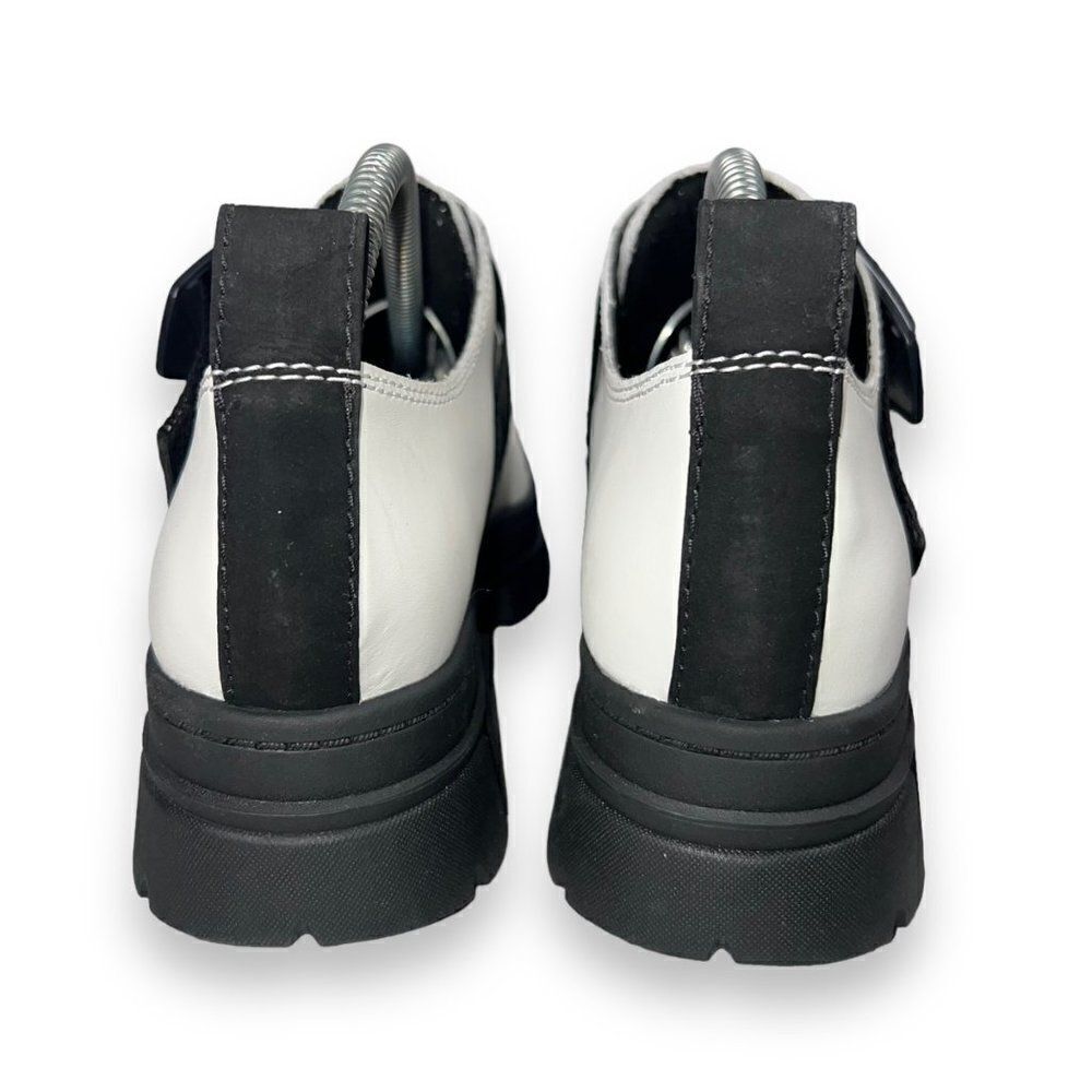 UGG Ashton Platform Loafer 1132994 White / Black Women's 9 - Picture 5 of 11